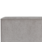 Bett mit Lattenrost Stoff LINARDS 180 x 200 cm Grau