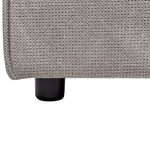 Bett mit Lattenrost Stoff LINARDS 180 x 200 cm Grau
