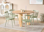 Esszimmerstuhl 4er Set MORILL Hellgrün