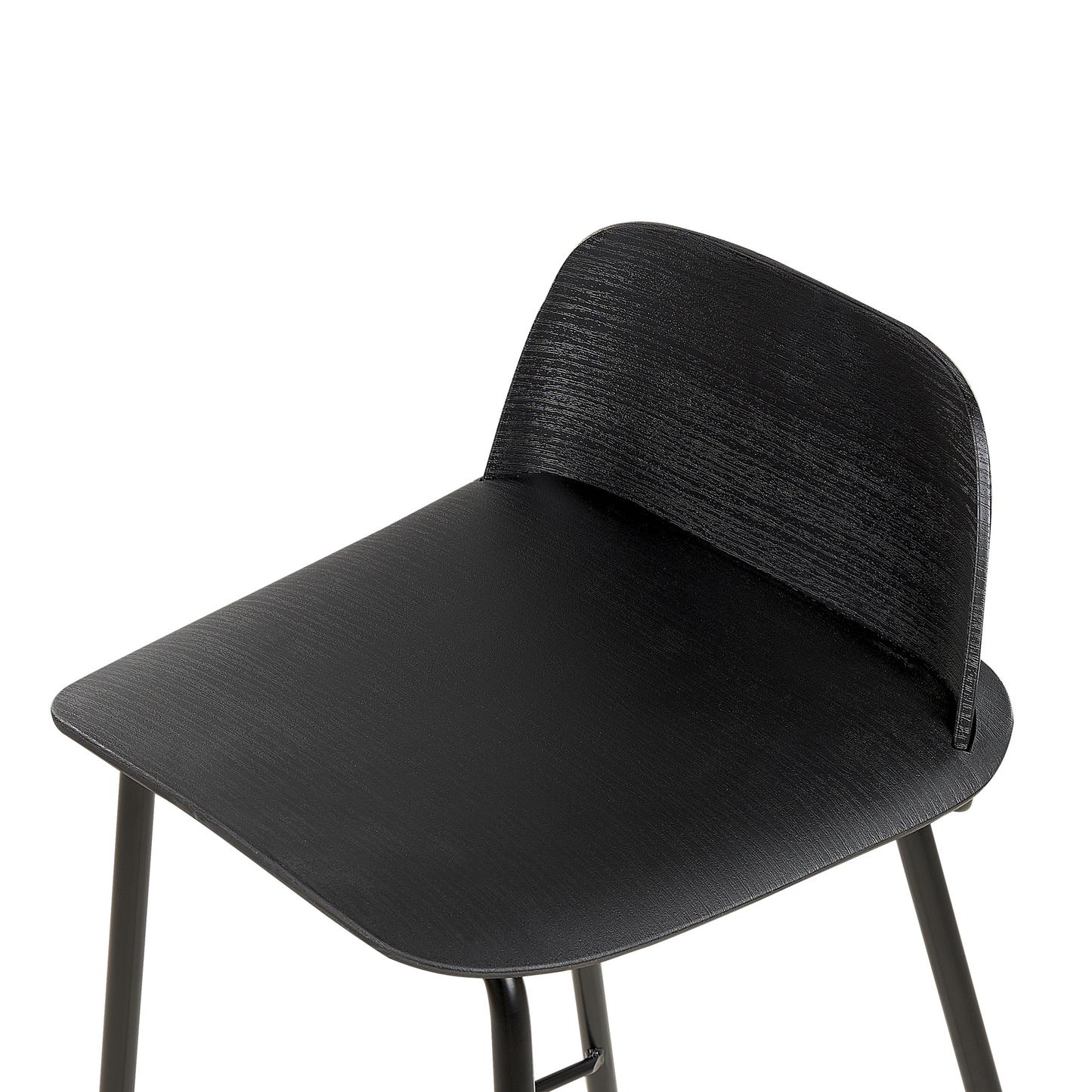 Set mit 4 Barstühlen MORA Schwarz