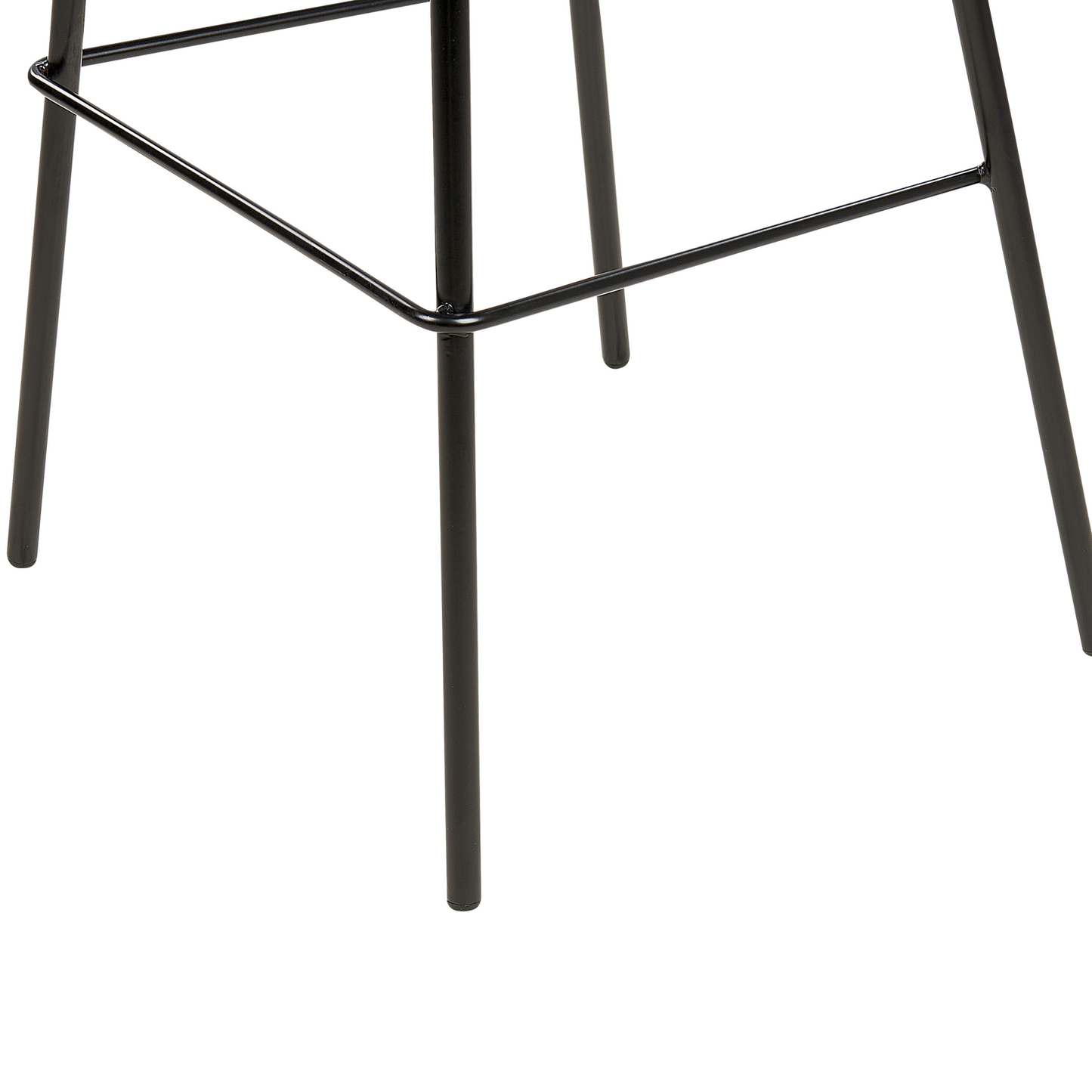 Set mit 4 Barstühlen MORA Schwarz