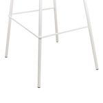 Set mit 4 Barstühlen MORA Weiss