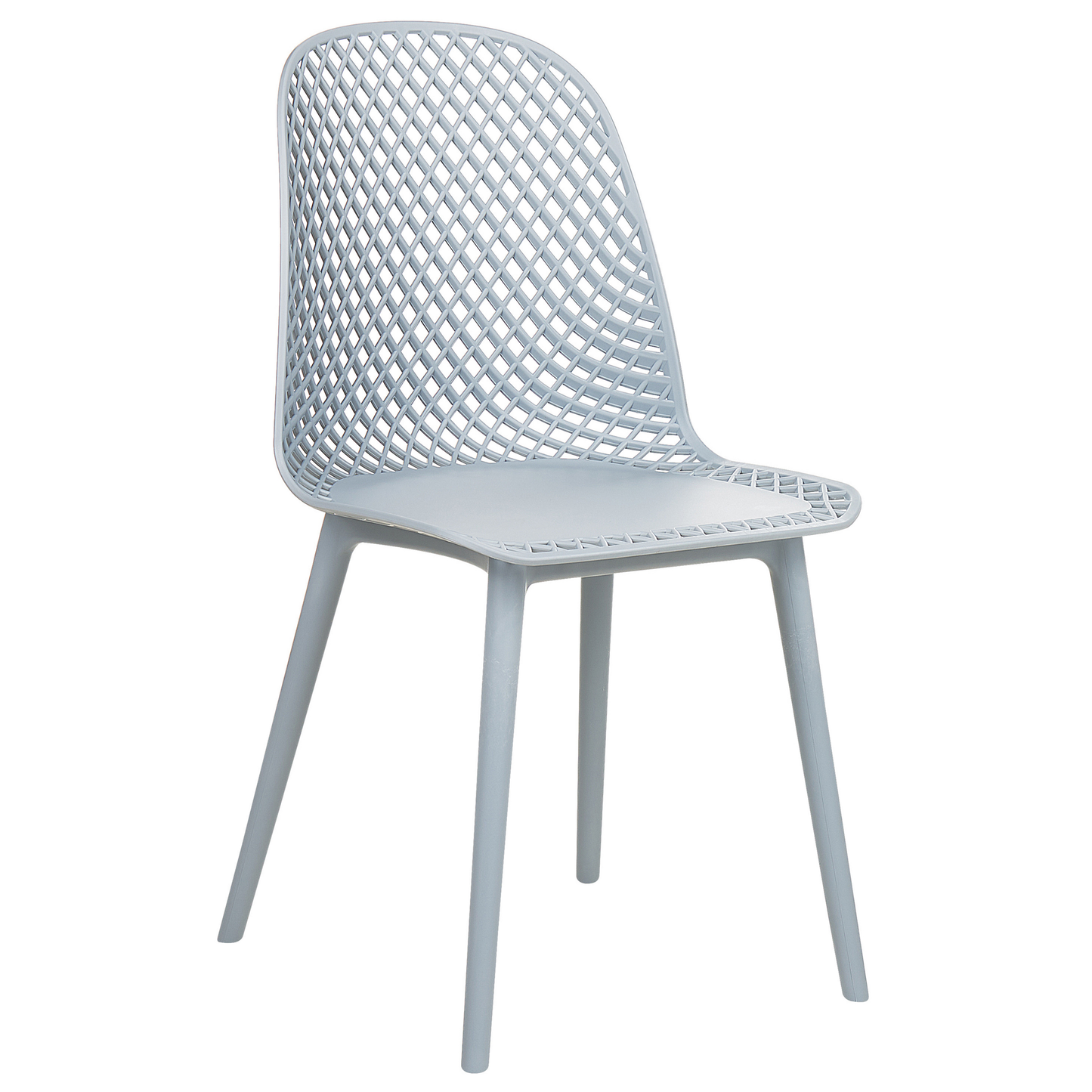 Esszimmerstuhl 4er Set EMORY Hellblau