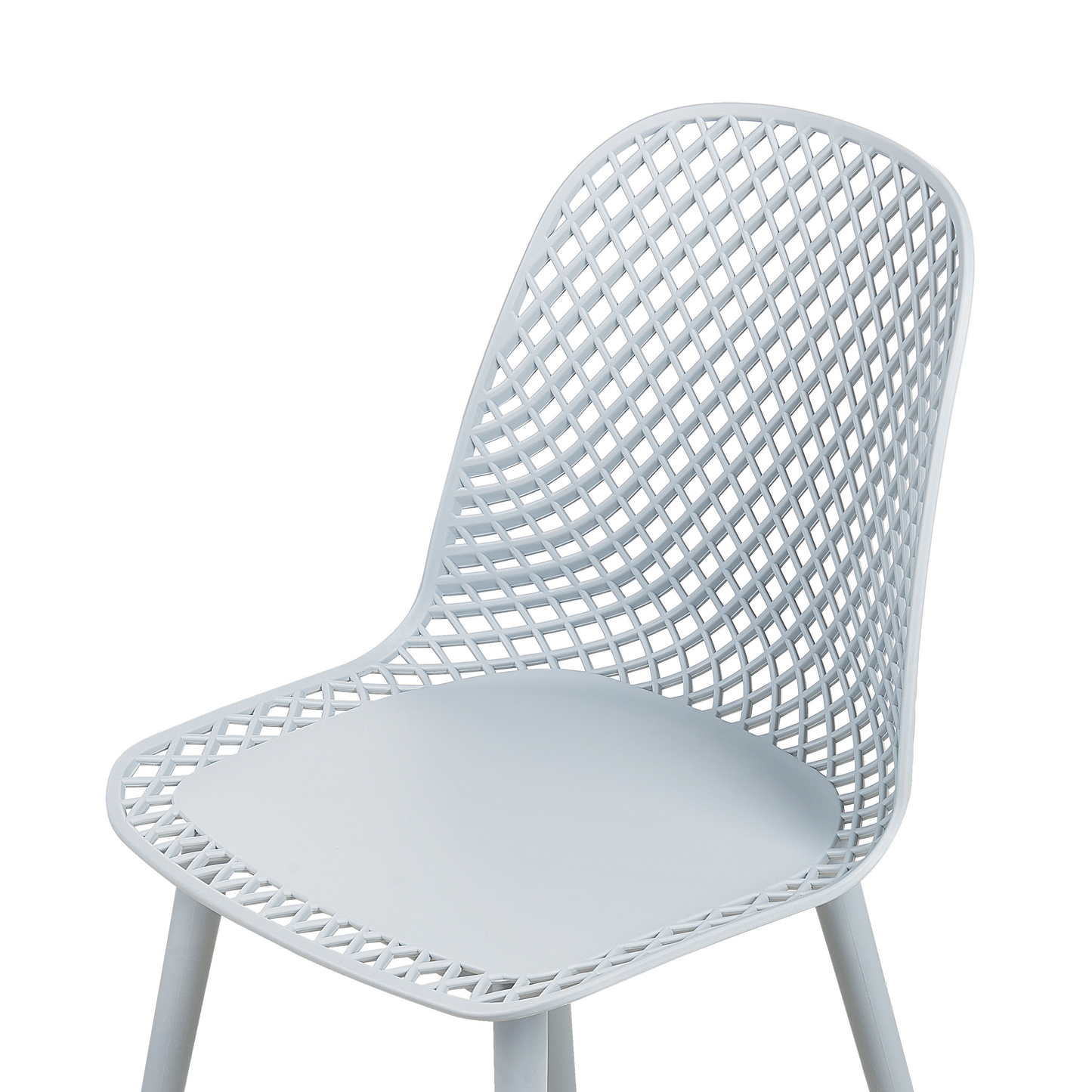 Esszimmerstuhl 4er Set EMORY Hellblau