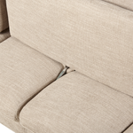 3-Sitzer Ecksofa beige linksseitig SERSAN