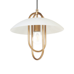 Hängelampe NATTAI Metall Weiss