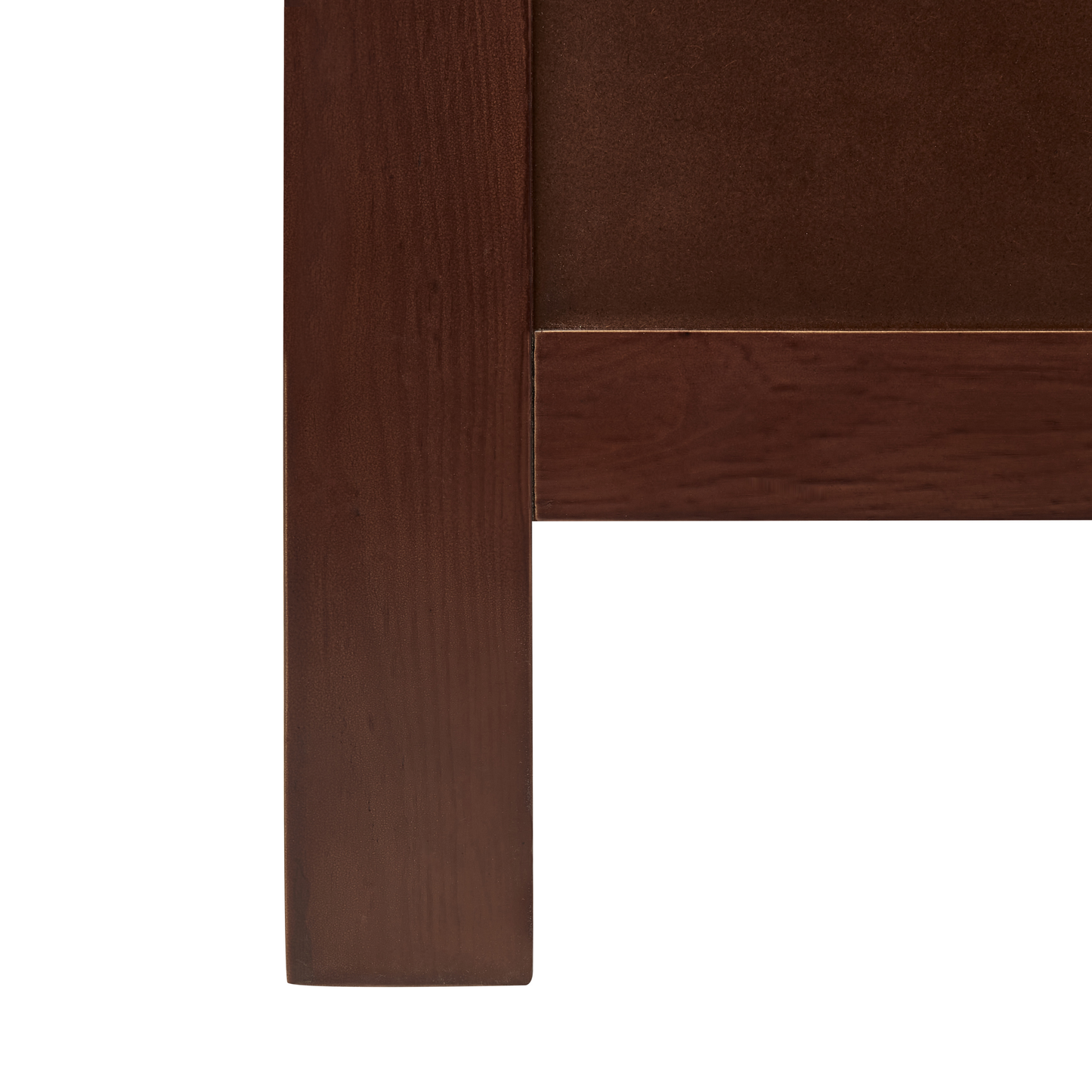 Bett mit Lattenrost Kiefernholz MAYENNE 160 x 200 cm Dunkelbraun