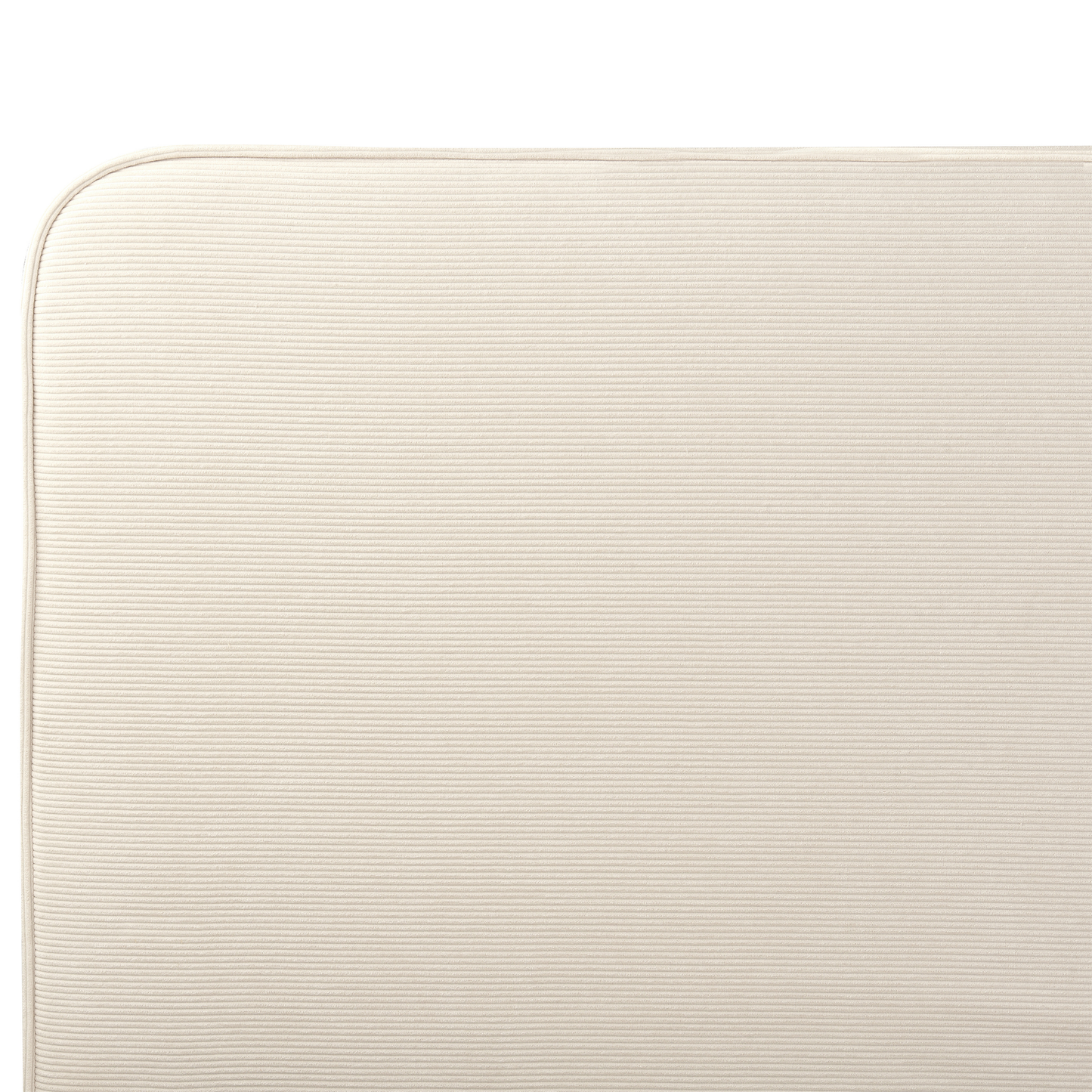Bett mit Lattenrost Cord VALOGNES 180 x 200 cm Hellbeige
