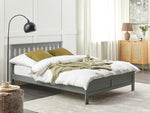 Bett mit Lattenrost Kiefernholz MAYENNE 140 x 200 cm Grau