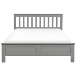 Bett mit Lattenrost Kiefernholz MAYENNE 140 x 200 cm Grau