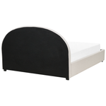 Bett mit Stauraum Stoff VAUCLUSE 180 x 200 cm Hellbeige