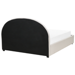 Bett mit Stauraum Stoff VAUCLUSE 160 x 200 cm Hellbeige