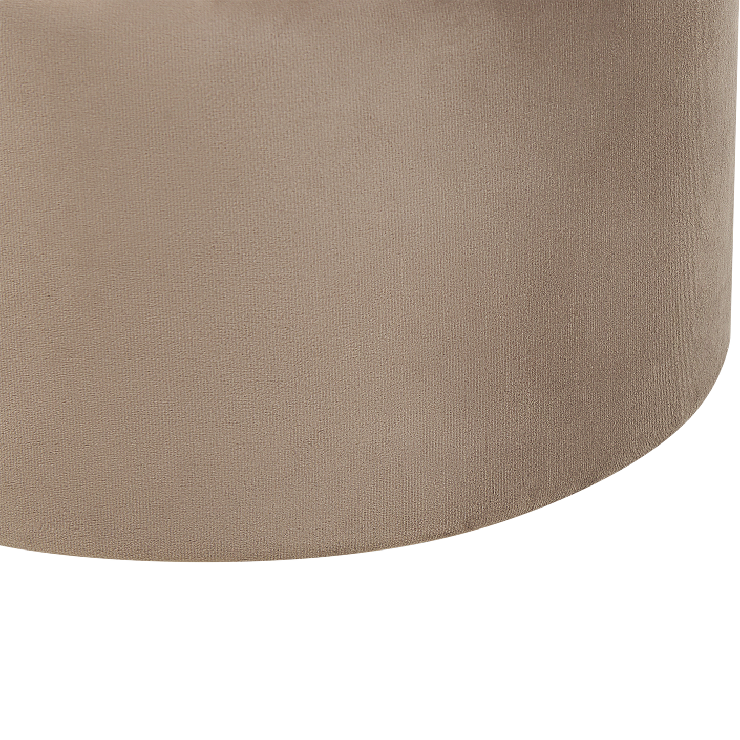 Pouf mit Stauraum Samtstoff taupe 2er Set MEDFORD