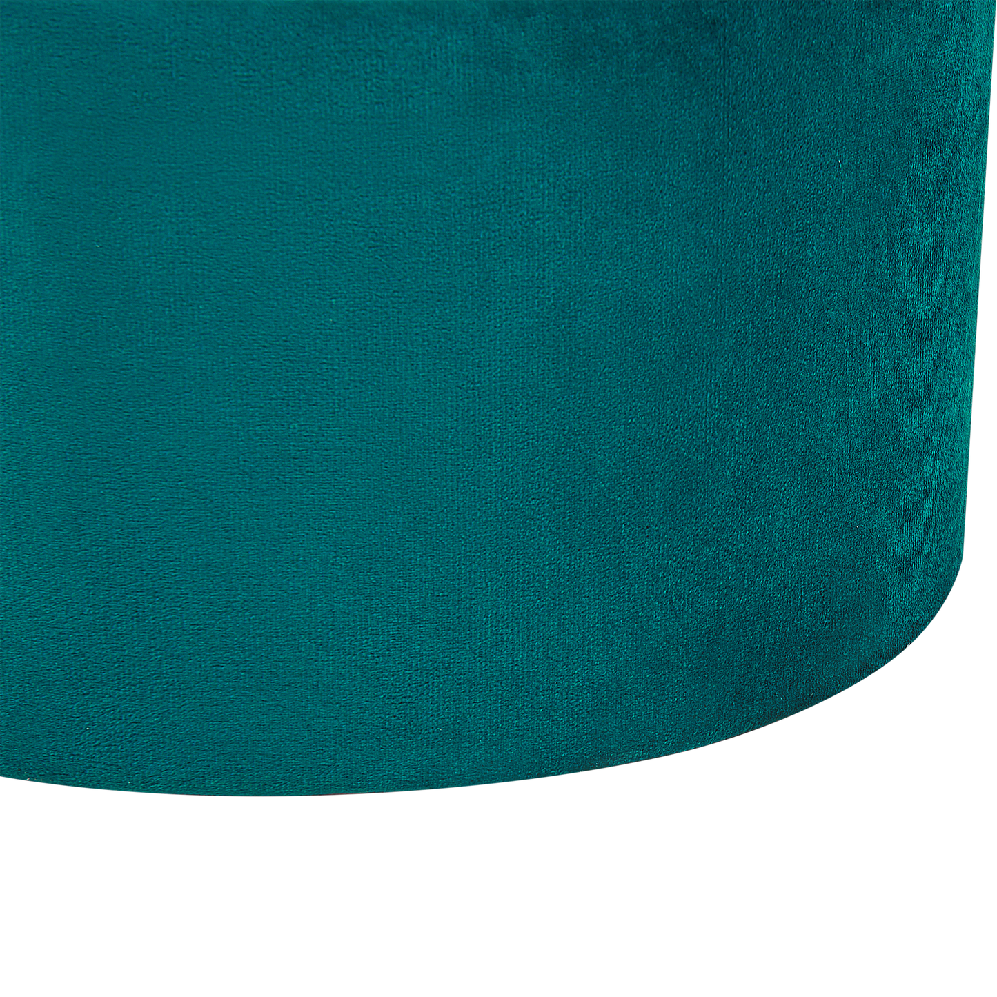 Pouf mit Stauraum Samtstoff blaugrün 2er Set MEDFORD