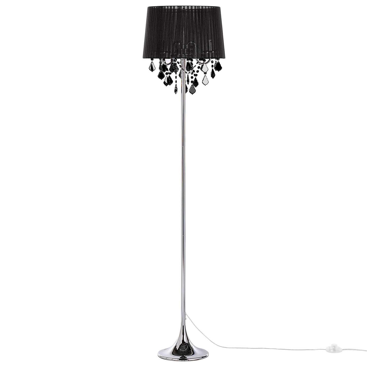 Stehlampe EVANS Metall Schwarz