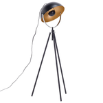 Stehlampe THAMES Metall Schwarz