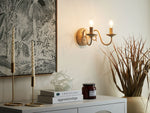 Wandlampe BRITHON Metall Weiss