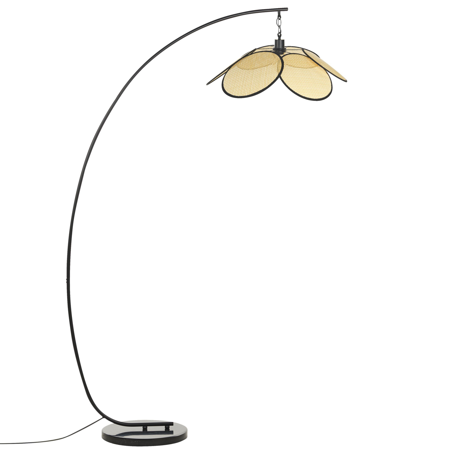 Stehlampe MERRICA Metall Schwarz