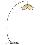 Stehlampe MERRICA Metall Schwarz