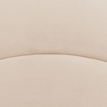 Polsterbett Samtstoff beige Lattenrost 90 x 200 cm ANET