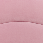 Polsterbett Samtstoff rosa Lattenrost 90 x 200 cm ANET