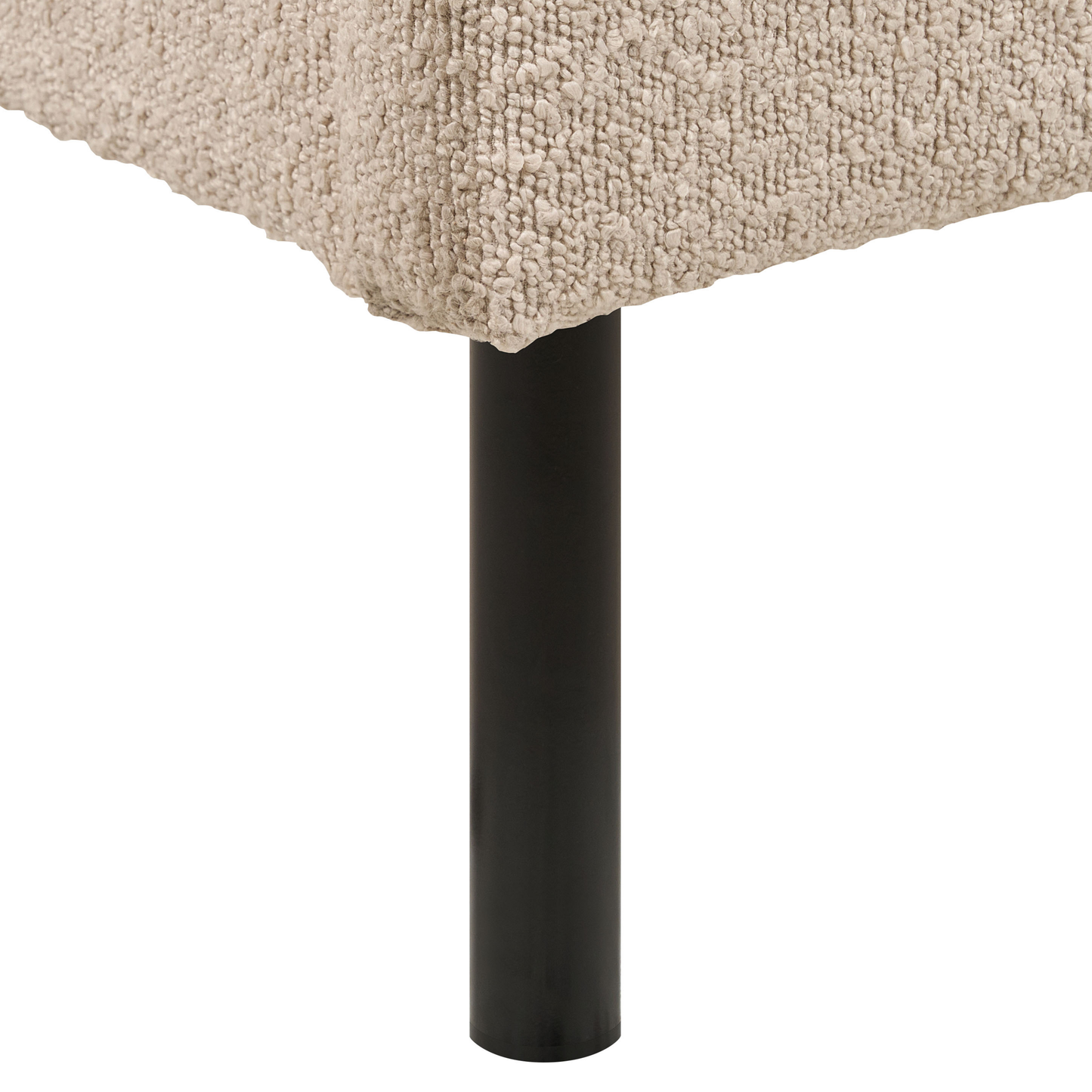 Bett mit Lattenrost Bouclé MARGUT 160 x 200 cm Beige