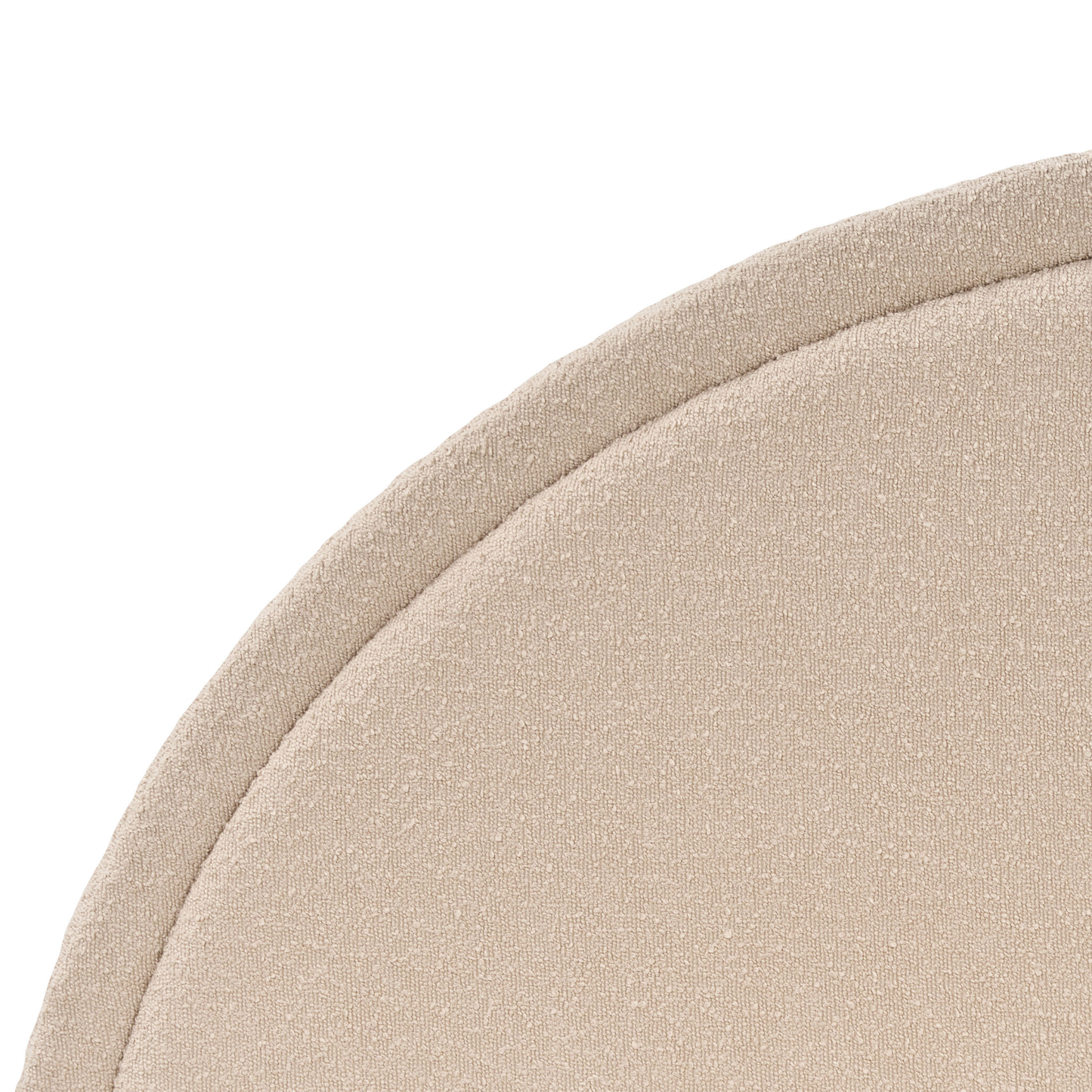 Bett mit Lattenrost Bouclé MARGUT 160 x 200 cm Beige