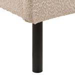 Bett mit Lattenrost Bouclé MARGUT 180 x 200 cm Beige
