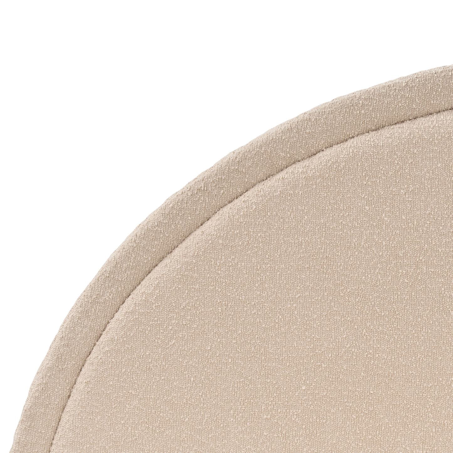 Bett mit Lattenrost Bouclé MARGUT 180 x 200 cm Beige