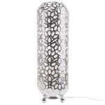 Stehlampe Nickel 62 cm Laternenform VOLTA