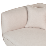Chaiselongue Bouclé hellbeige linksseitig CHEVANNES