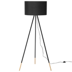 Stehlampe schwarz 157 cm Trommelform TOBOL
