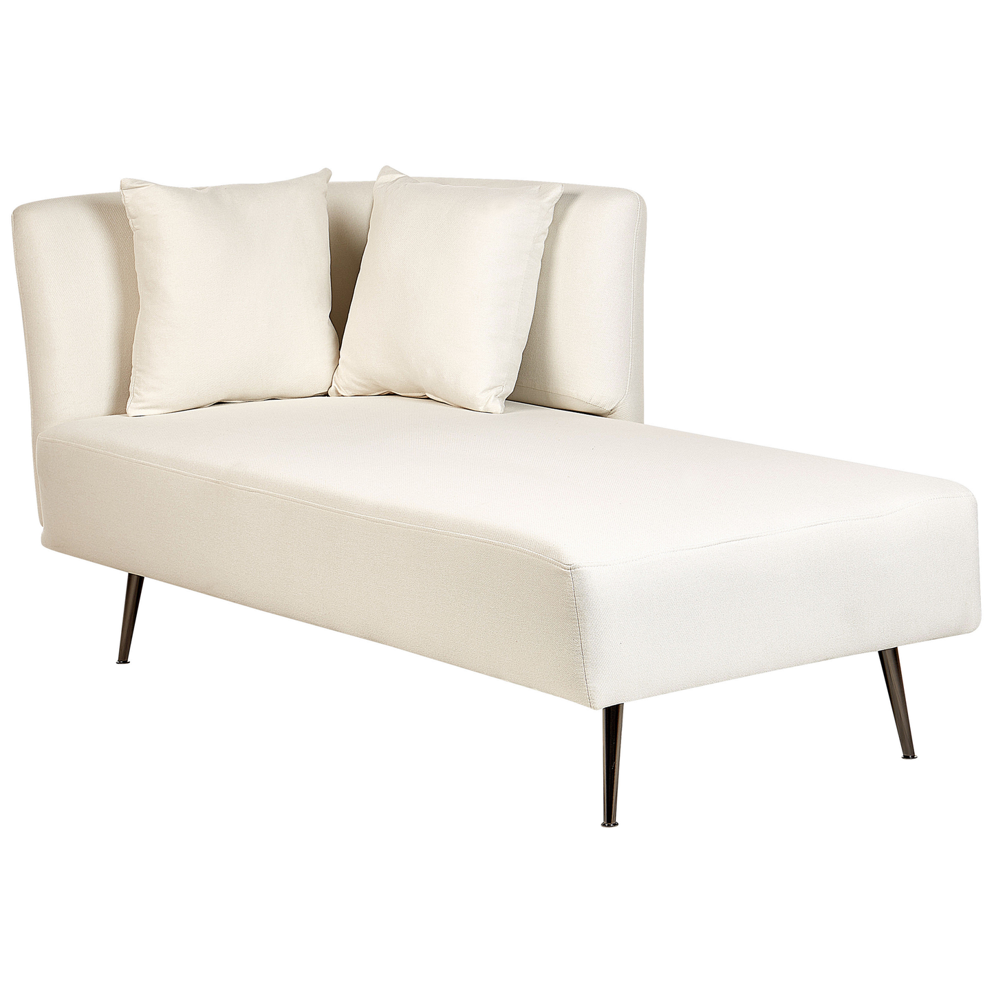 Chaiselongue cremeweiss linksseitig RIOM