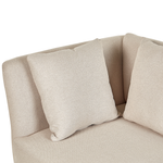 Chaiselongue Polsterbezug beige linksseitig RIOM