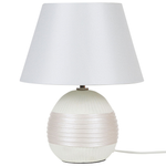 Tischleuchte SADO Keramik Beige