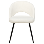 Esszimmerstuhl 2er Set Bouclé Weiss ONAGA