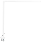 LED Schreibtischlampe klemmbar VOLANS mit Dimmer Metall Weiss