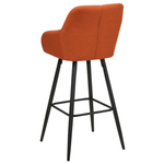 Set mit 2 Barstühlen DARIEN Orange