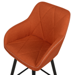 Set mit 2 Barstühlen DARIEN Orange