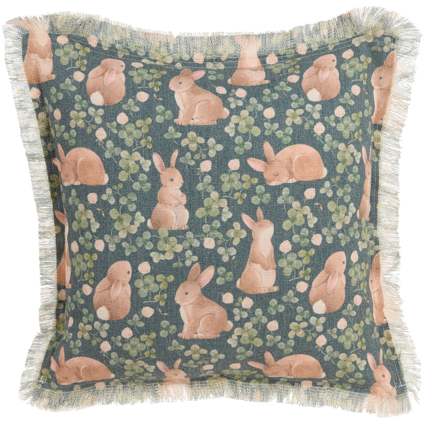 Dekokissen 2er Set ALSTROEMERIA Baumwolle 45 x 45 cm Grün Tiermuster