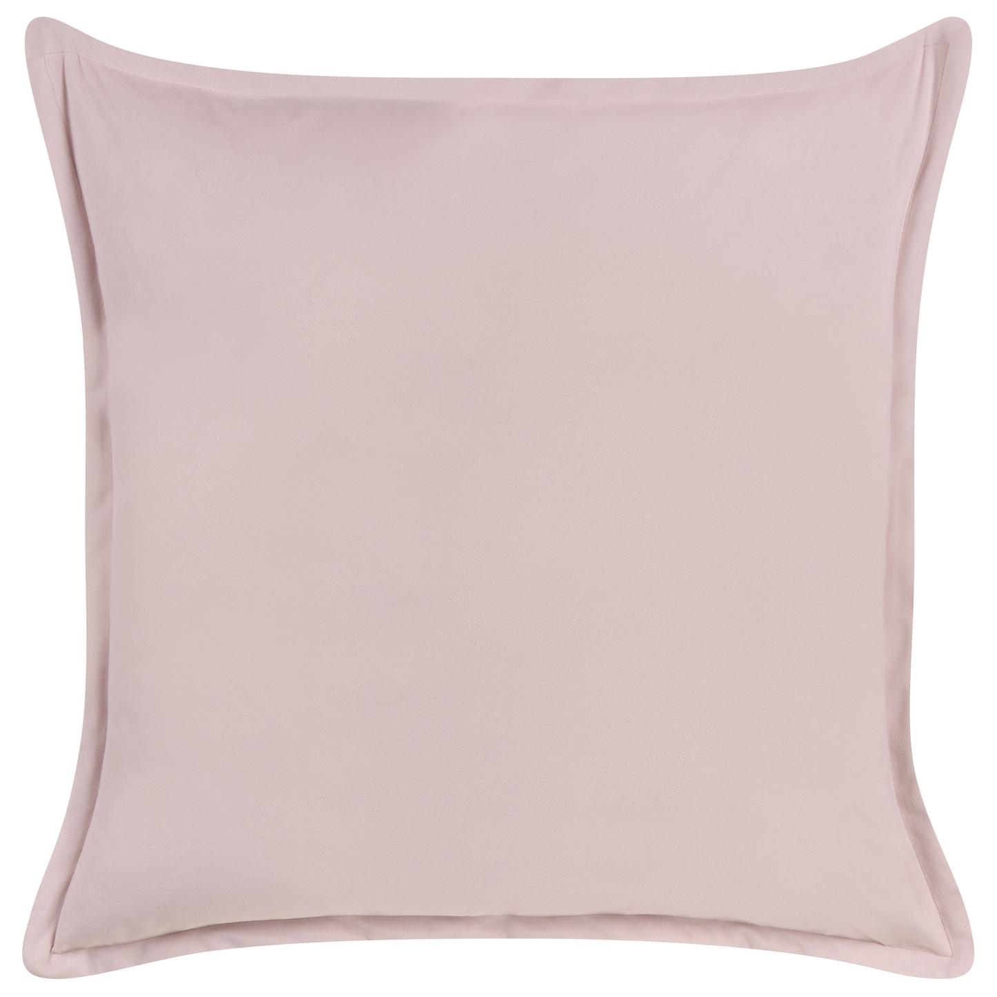 Dekokissen 2er Set EUSTOMA Samtstoff 60 x 60 cm Rosa Ohne Muster