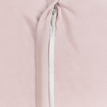 Dekokissen 2er Set EUSTOMA Samtstoff 60 x 60 cm Rosa Ohne Muster