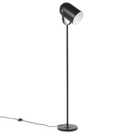 Stehlampe TYRIA verstellbar Metall Schwarz