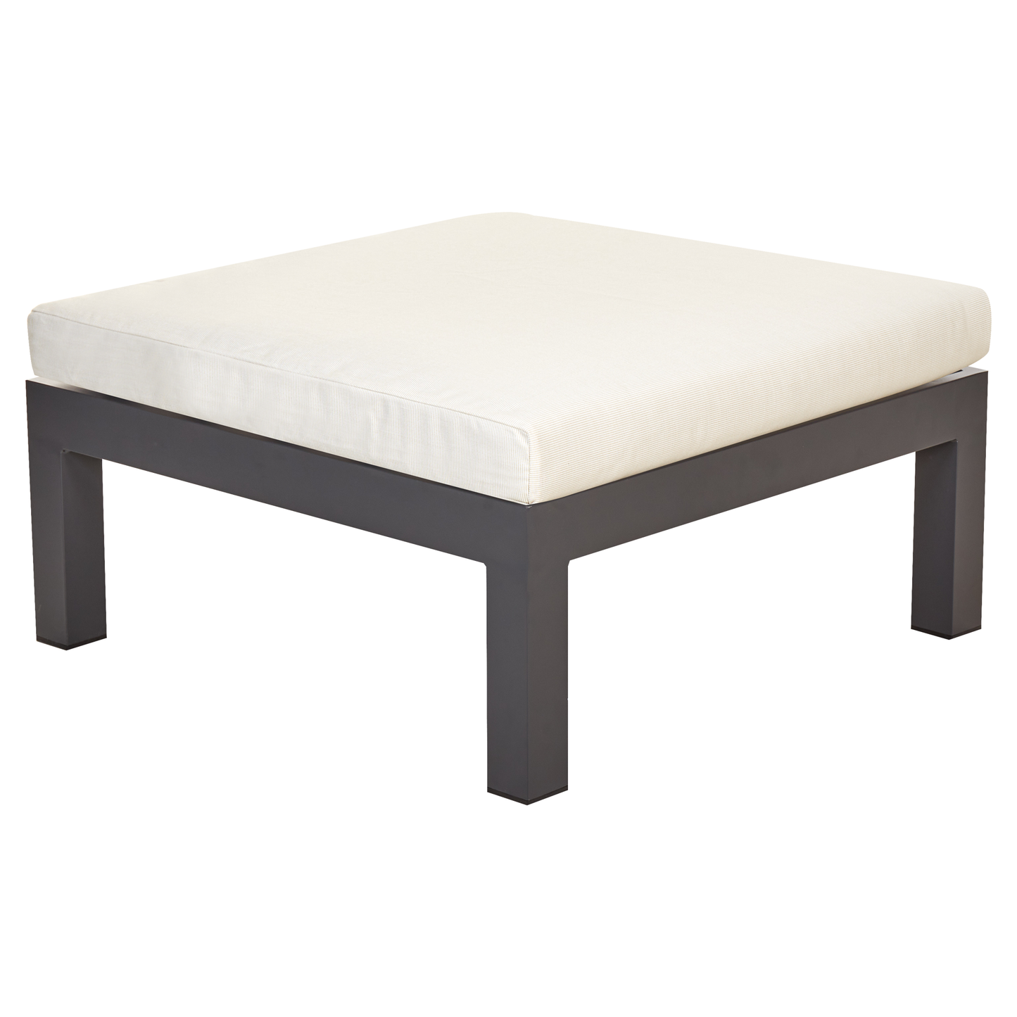 Garten Ecksofa mit Tisch 5-Sitzer MESSINA linksseitig Metall Beige
