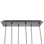 Hängelampe PURIRI Glas Grau