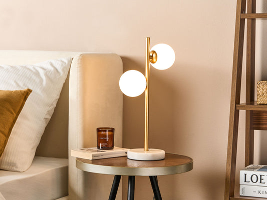 Tischleuchte MEDINA Metall Gold