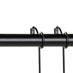 Hängelampe TUTAKI Metall Schwarz