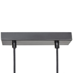 Hängelampe TUTAKI Metall Schwarz