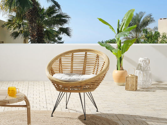 Gartenstuhl MARATEA Rattan Naturfarben