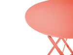 Bistro Set klappbar FIORI Metall Korallenrot
